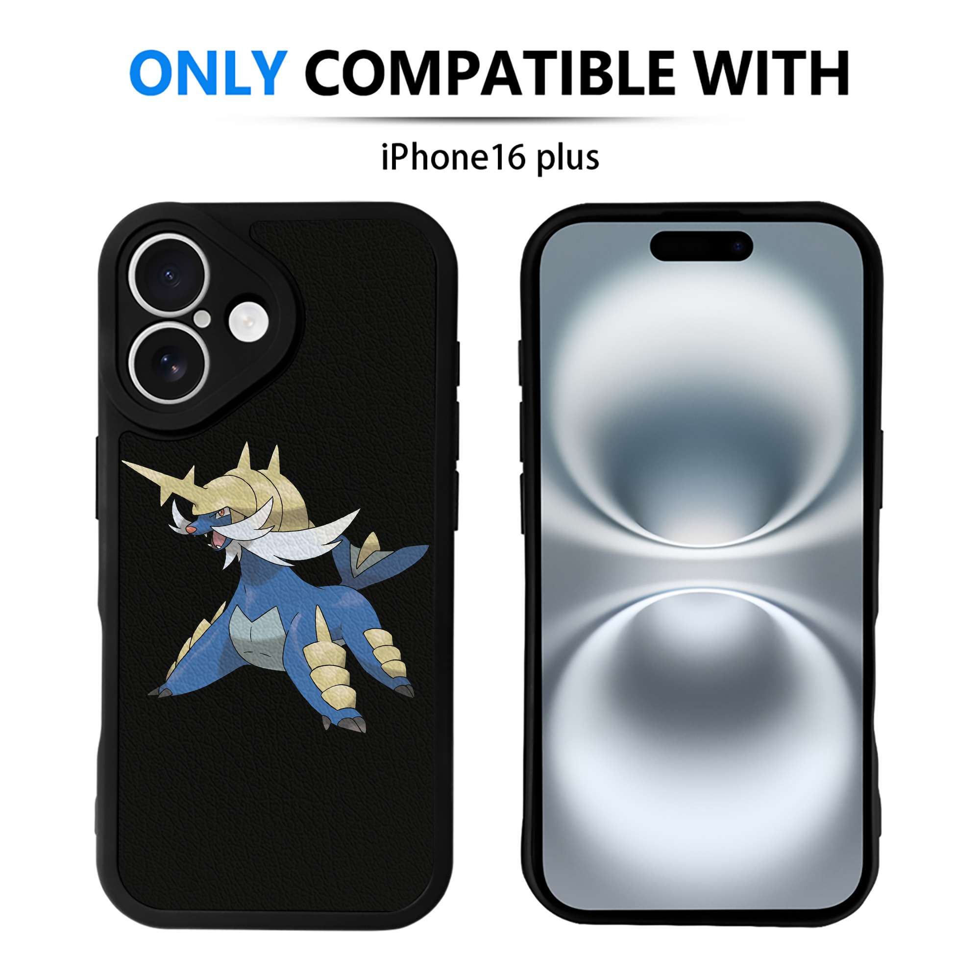 （画像用） ポケットモンスター Pokémon 【iPhone 16シリーズ対応】シリコンスマホケース（レザー調） 材質：シリコン